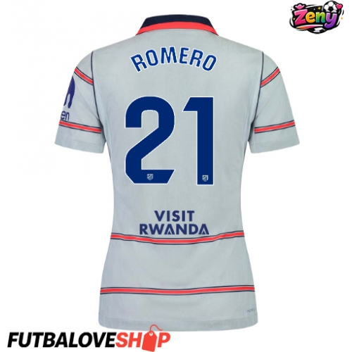 Dres Atletico Madrid Cristian Romero #21 Tretina pre Ženy 2026-27 Krátky Rukáv